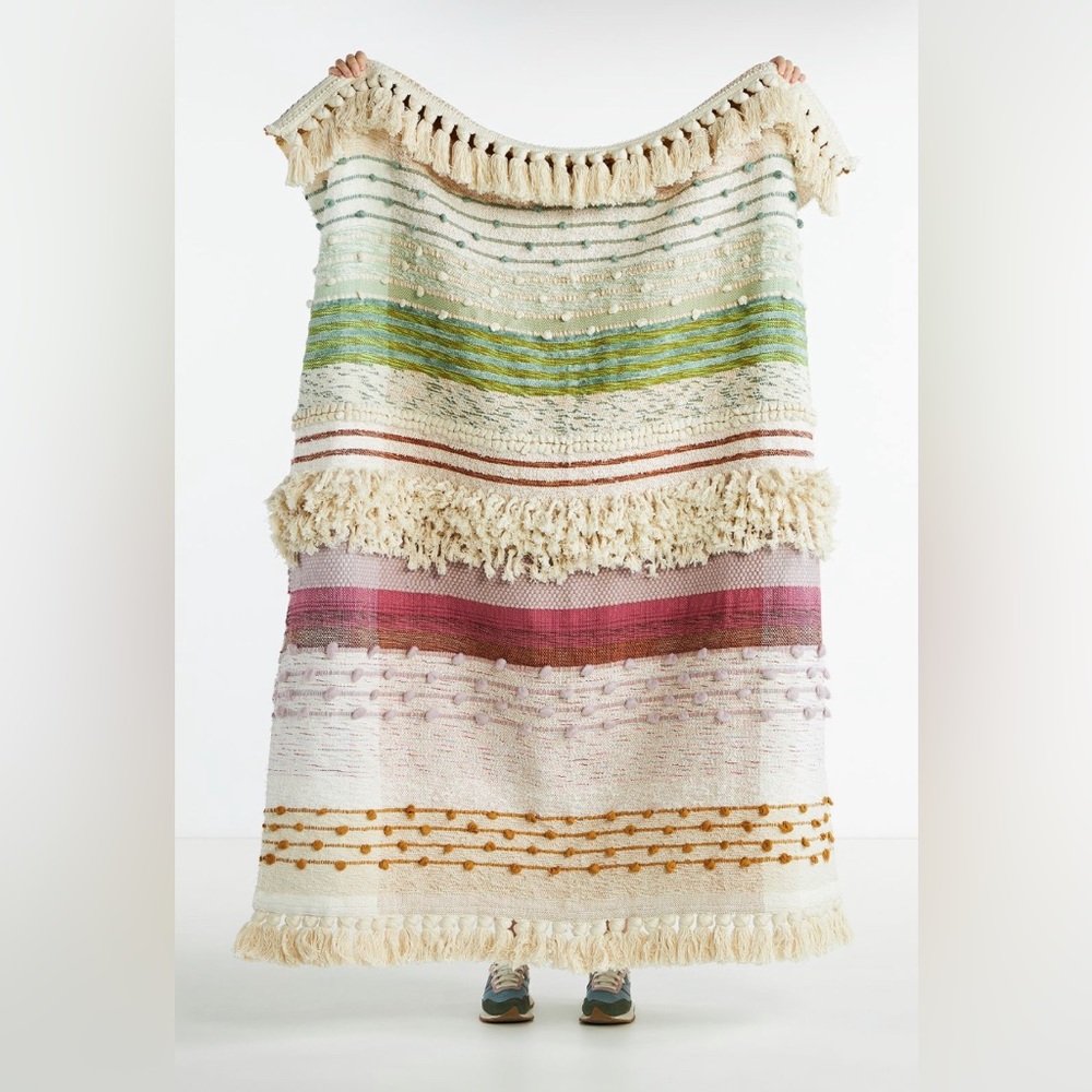 New Unused All Roads Primrose Throw Blanket